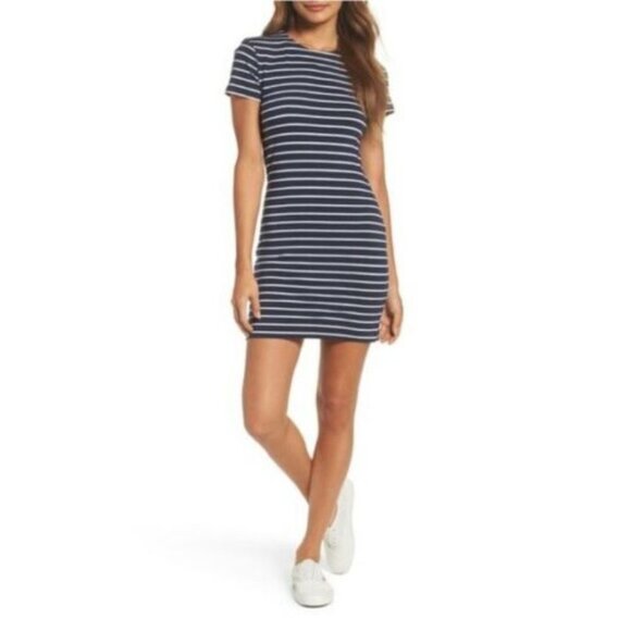 French Connection Dresses & Skirts - French Connection Striped Cap Sleeve Mini Dress 10
